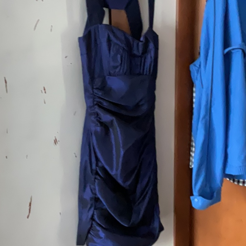 Elegant Navy Blue Dress